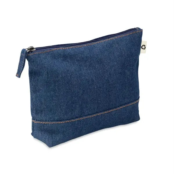 Recycled Denim Cosmetic Pouch