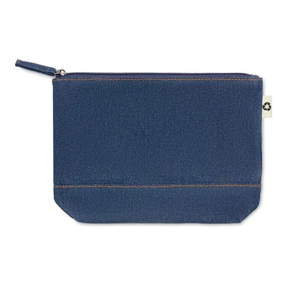 Recycled Denim Cosmetic Pouch