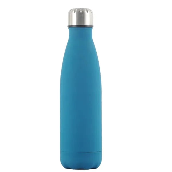 17oz Stainless Steel Water Bottle - Rubberized Coating