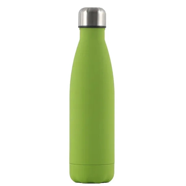 17oz Stainless Steel Water Bottle - Rubberized Coating