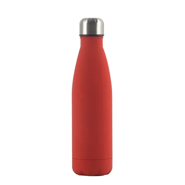 17oz Stainless Steel Water Bottle - Rubberized Coating