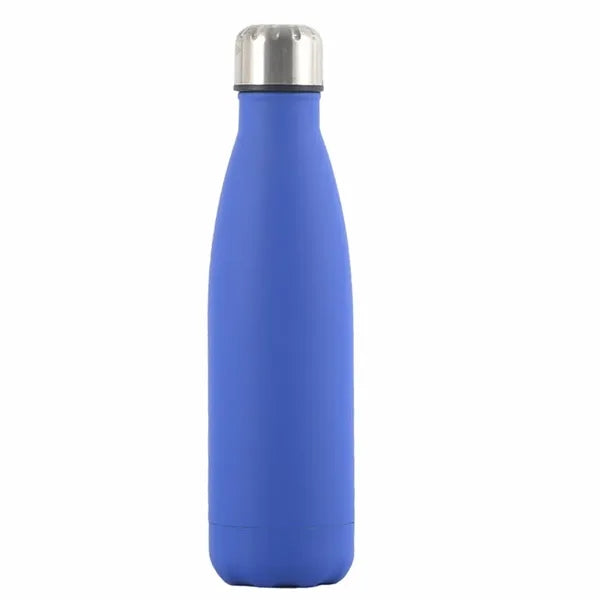 17oz Stainless Steel Water Bottle - Rubberized Coating