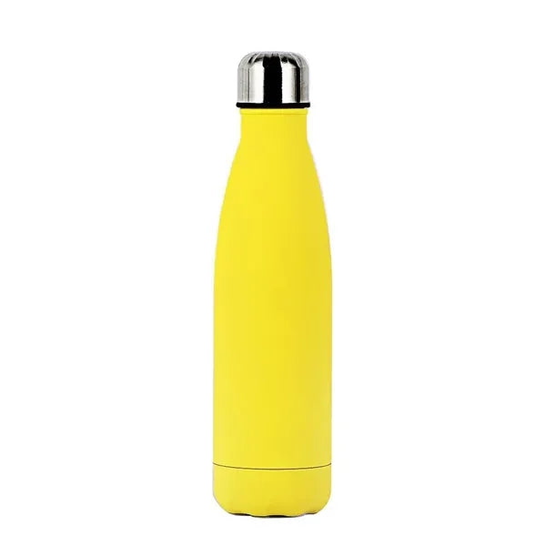 17oz Stainless Steel Water Bottle - Rubberized Coating