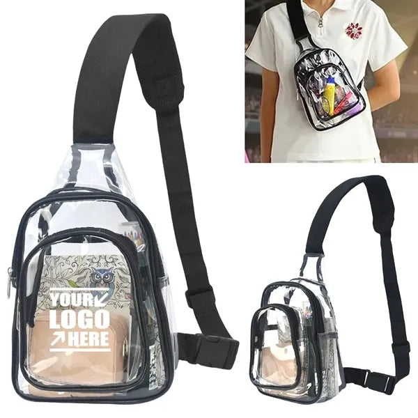 Clear Crossbody Shoulder Backpack