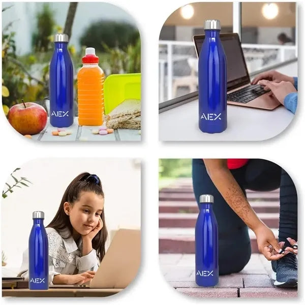 17oz Stainless Steel Water Bottle - Smooth Spray Painting