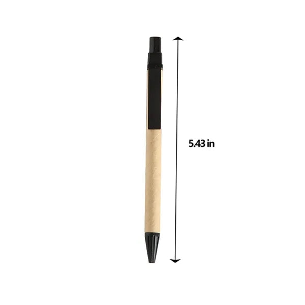 Eco Smooth Writing Lightweight Kraft Paper Ballpoint Pens