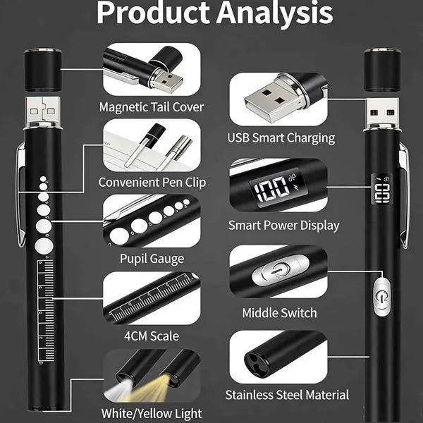 Mini LED Penlights for Nurses Doctors