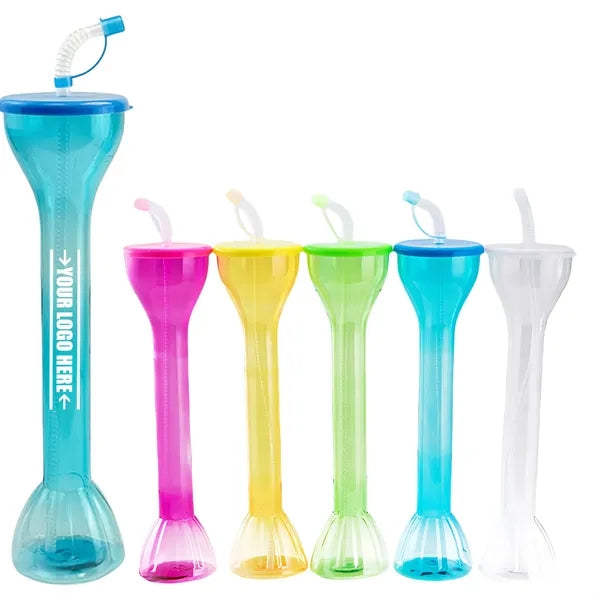 Party Cup with Lid & Straw