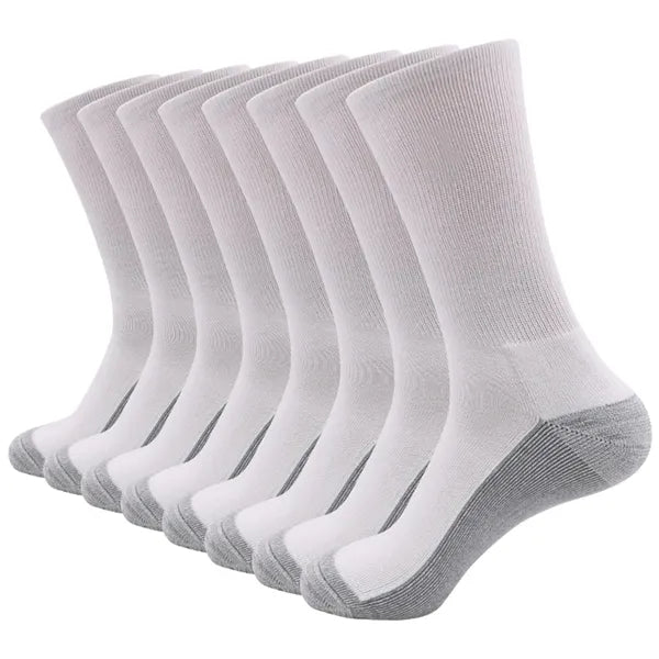 Men Casual Cotton Socks W/Mid-calf Length