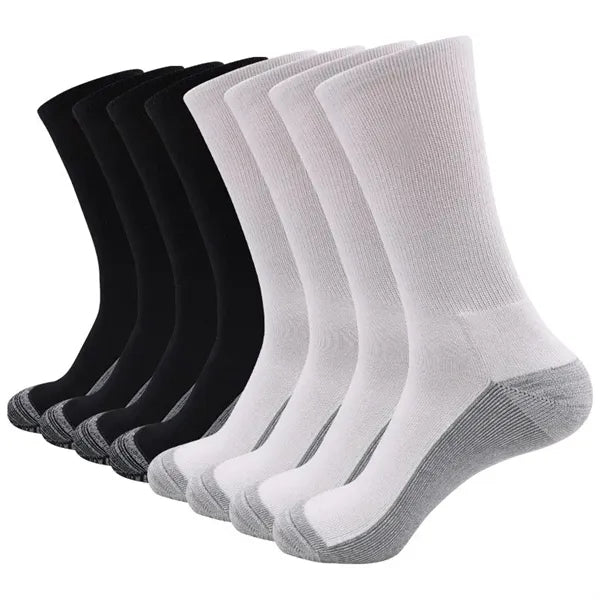 Men Casual Cotton Socks W/Mid-calf Length