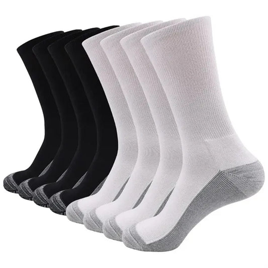 Men Casual Cotton Socks W/Mid-calf Length