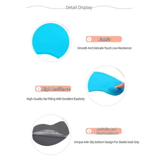 Ergonomic Gel Wrist Rest Mouse Pad Office Gaming