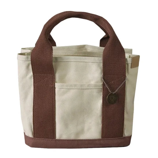 Canvas Mini Tote Bag Compact Organizer for Everyday Use