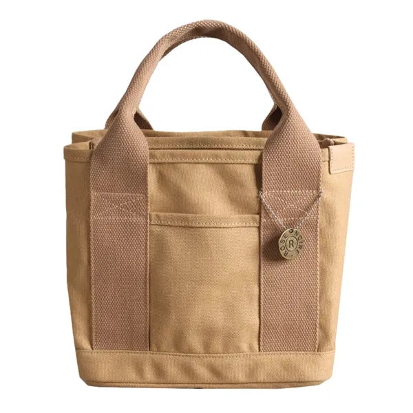 Canvas Mini Tote Bag Compact Organizer for Everyday Use