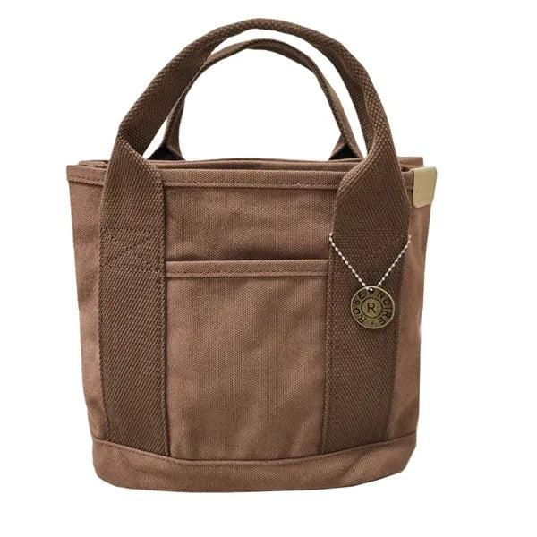 Canvas Mini Tote Bag Compact Organizer for Everyday Use