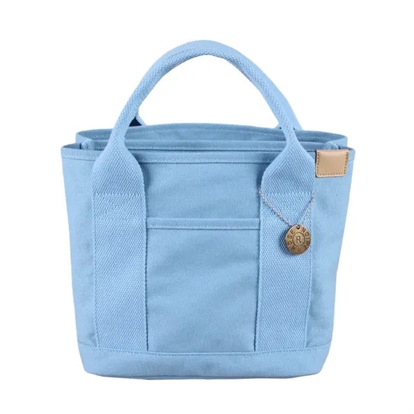 Canvas Mini Tote Bag Compact Organizer for Everyday Use