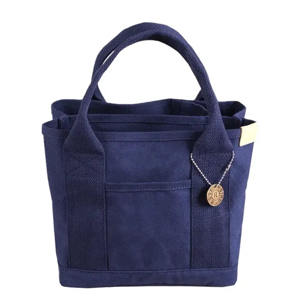 Canvas Mini Tote Bag Compact Organizer for Everyday Use