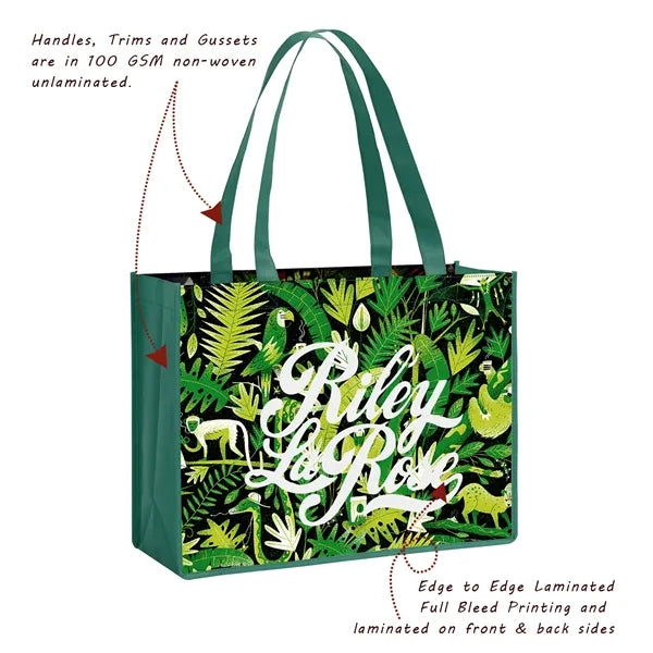 Laminated Non Woven Tote Bag (12" X 16" X 6")
