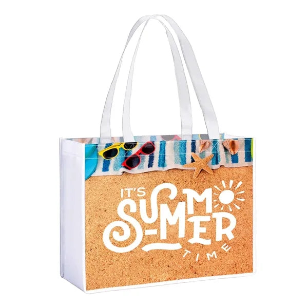Laminated Non Woven Tote Bag (12" X 16" X 6")