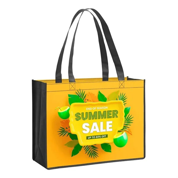 Laminated Non Woven Tote Bag (12" X 16" X 6")