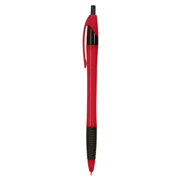 Union Printed - Slims Black Trim Grip Click Pen