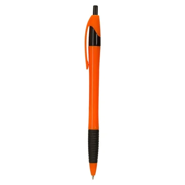 Union Printed - Slims Black Trim Grip Click Pen