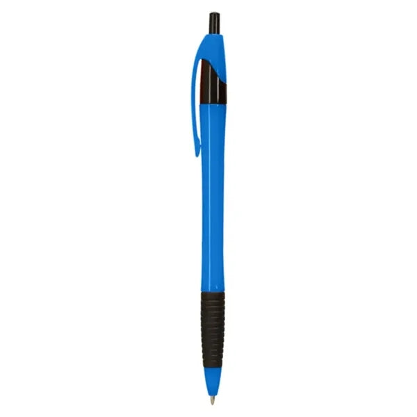 Union Printed - Slims Black Trim Grip Click Pen