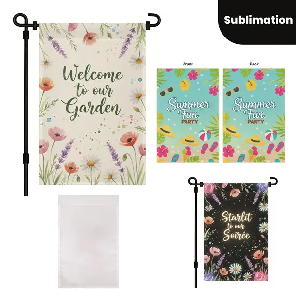 Weather Resistant Double Sided Garden Flag
