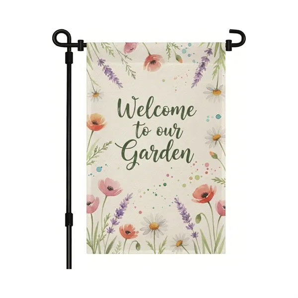Weather Resistant Double Sided Garden Flag