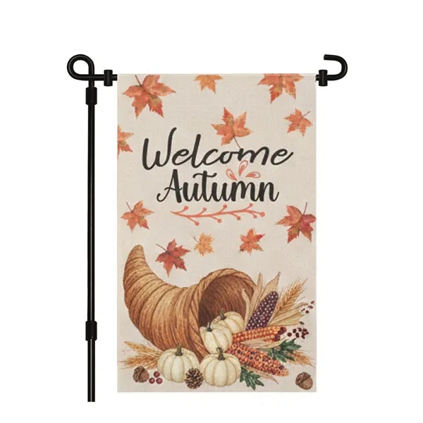 Full Color Sublimated Linen Garden Flag
