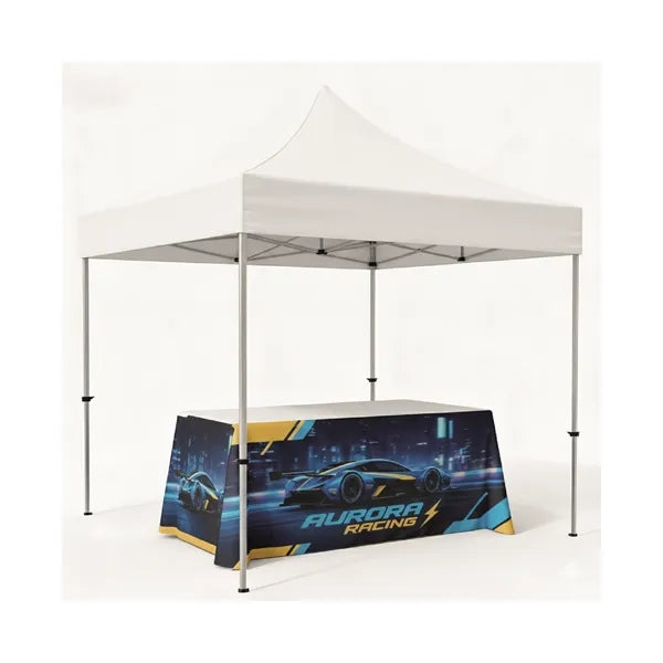 10' x 10' Custom Sublimated Canopy Tent w/ 6' Table Cover