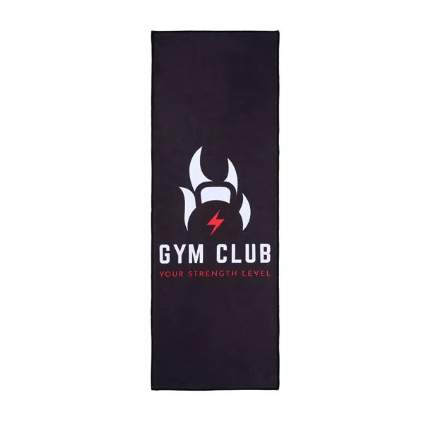12" X 36" Sublimated Poly-Cotton Sports Towel - 400GSM