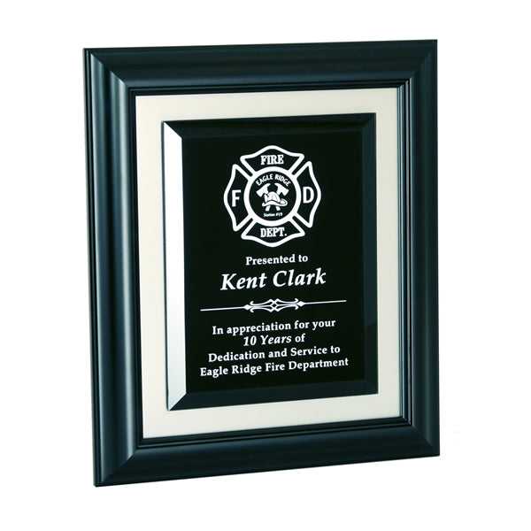 Framed Crystal Honor Plaques
