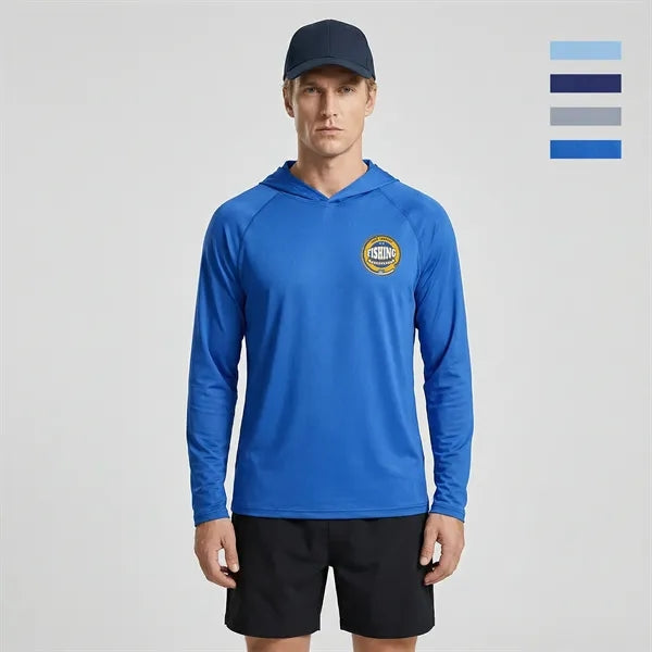 Unisex 200 GSM Sunproof UPF 50+ Fishing Long Sleeve Shirt Ho