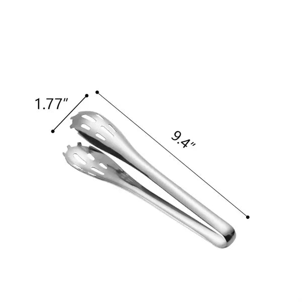9" SUS304 Stainless Steel Food Tongs For Egg