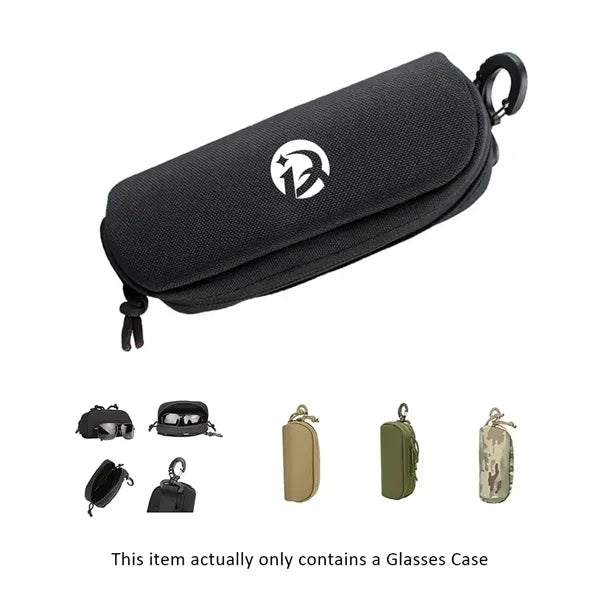 Tactical Polyester Hard Shell Glasses Case