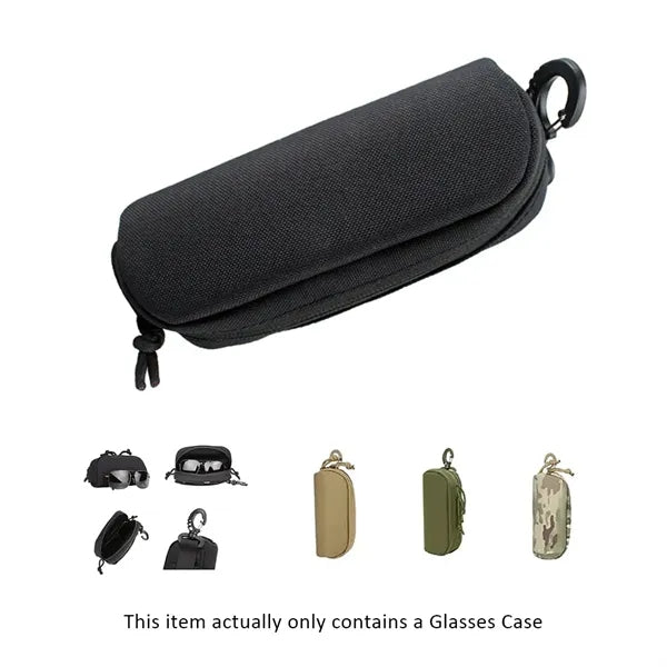 Tactical Polyester Hard Shell Glasses Case