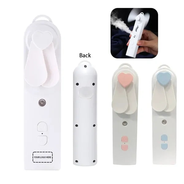 Rechargeable Misting Spray Fan