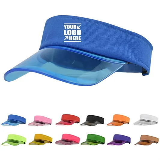 Transparent Plastic Top Sun Visor