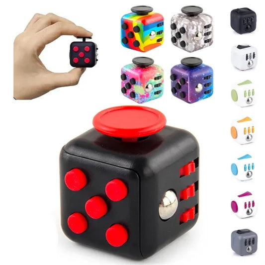 Fidget Toy Cube 6 Sided Stress Relief & Focus Toy