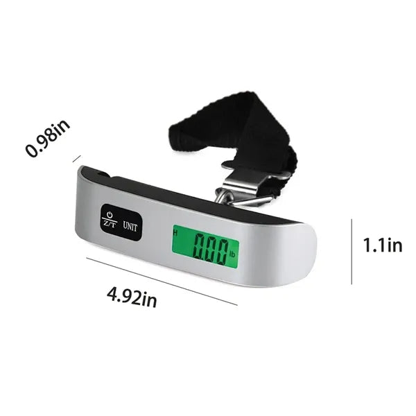 Portable digital luggage scale LCD display for travelers