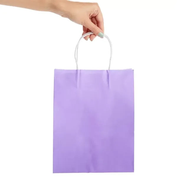 Multicolour paper bags with handles for birthday gift party