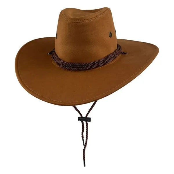 Leather Western Cowboy Hat