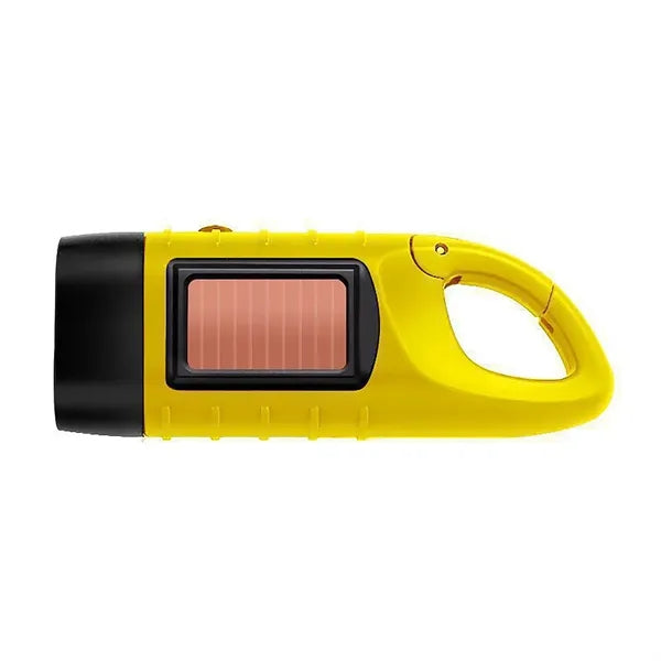 Hand Crank Solar Powered Flashlight