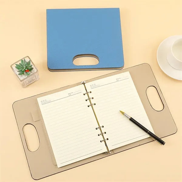 A5 Handbag Notebook Loose-Leaf Binder Multi-Card Slots