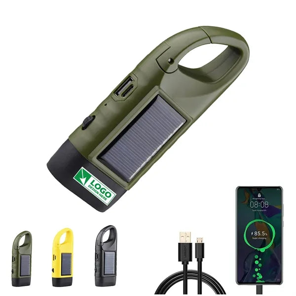 Compact Emergency USB Rechargeable LED Flashlight