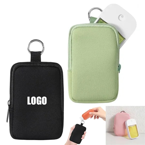 Small Soft Neoprene Pouch with Zipper
