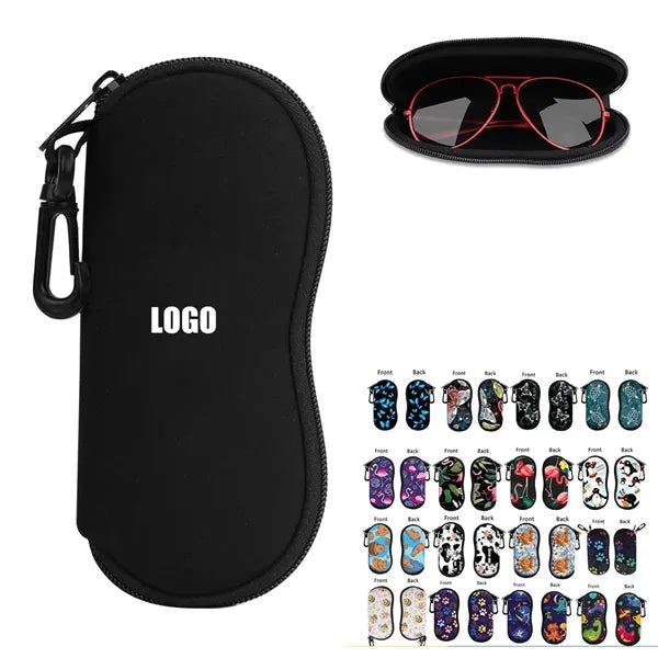 Neoprene Zipper Eyeglass Case