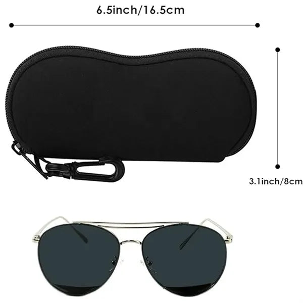 Neoprene Zipper Eyeglass Case