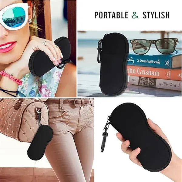 Neoprene Zipper Eyeglass Case